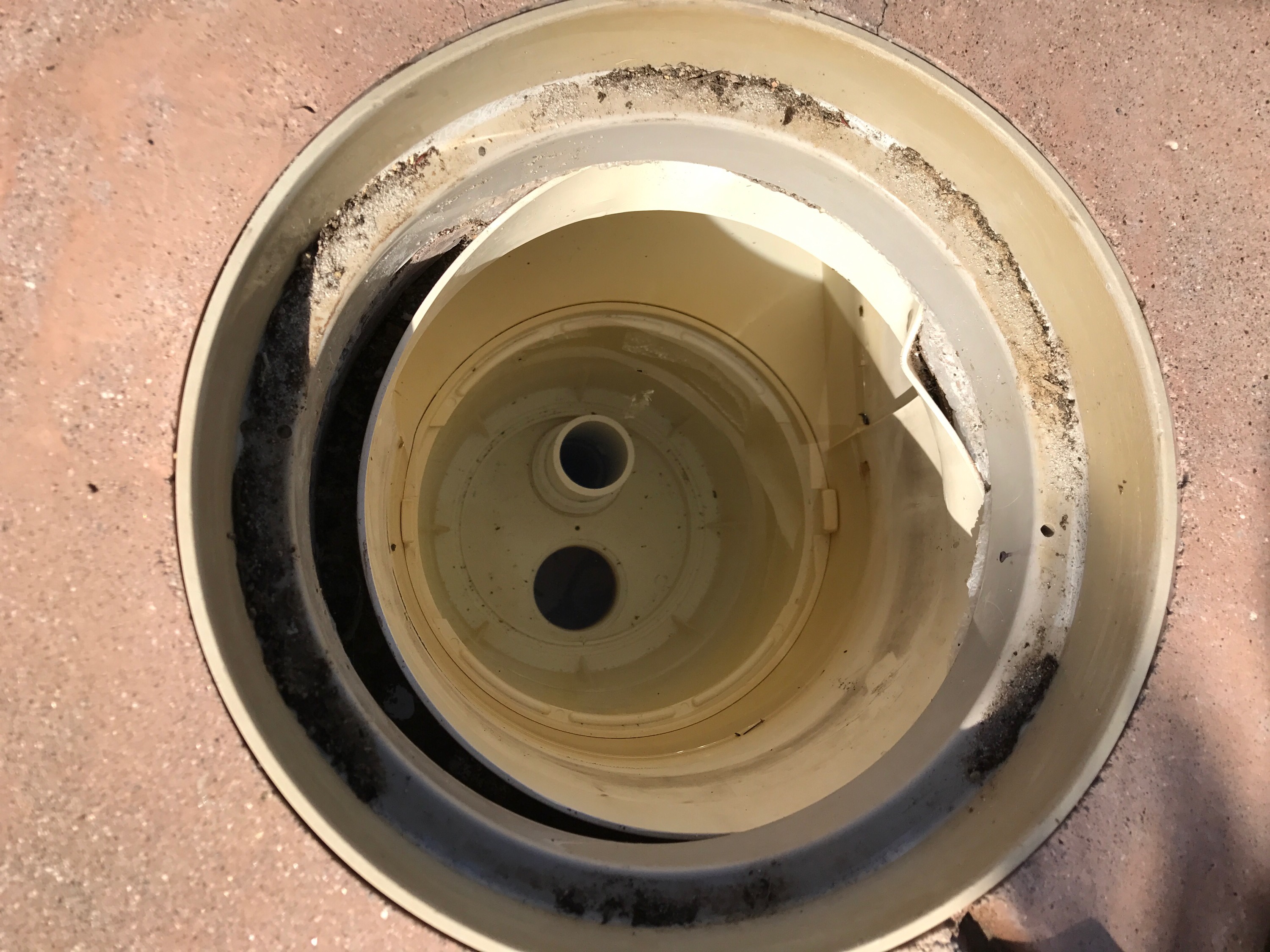 pool skimmer leak repair above ground