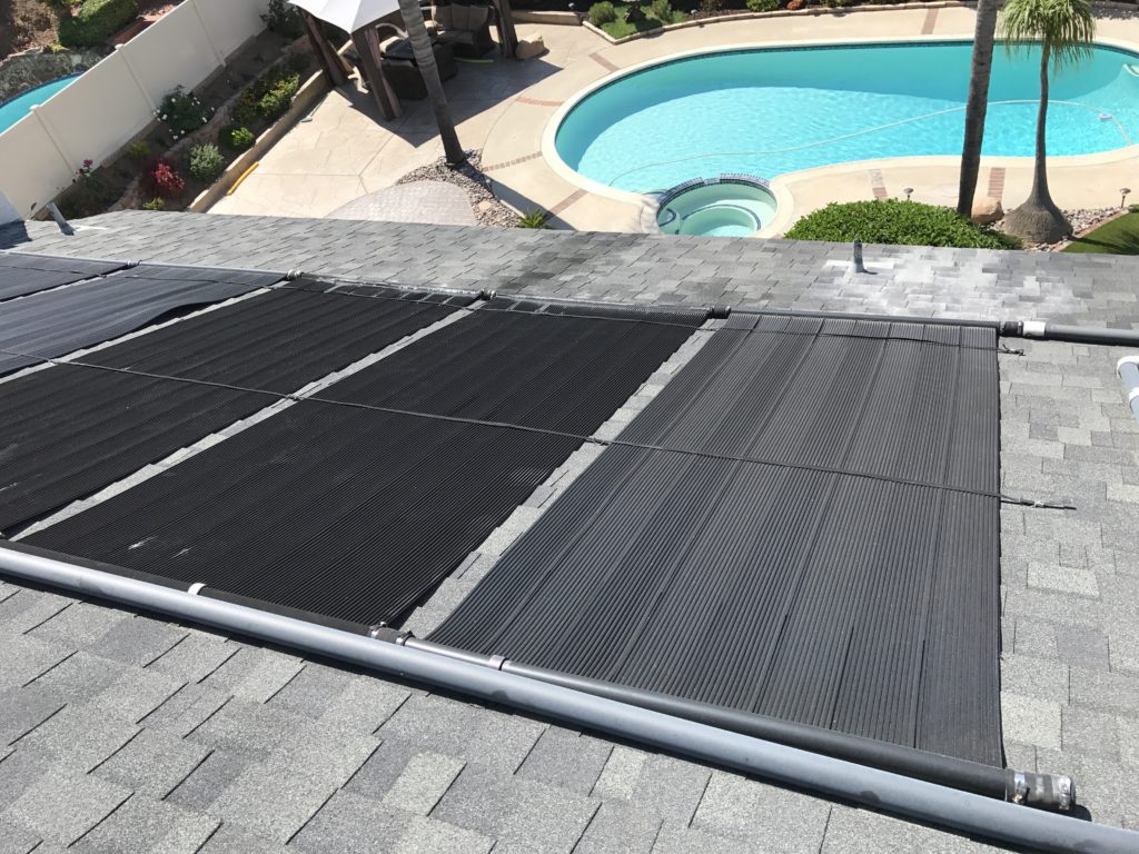 swimming solar panels