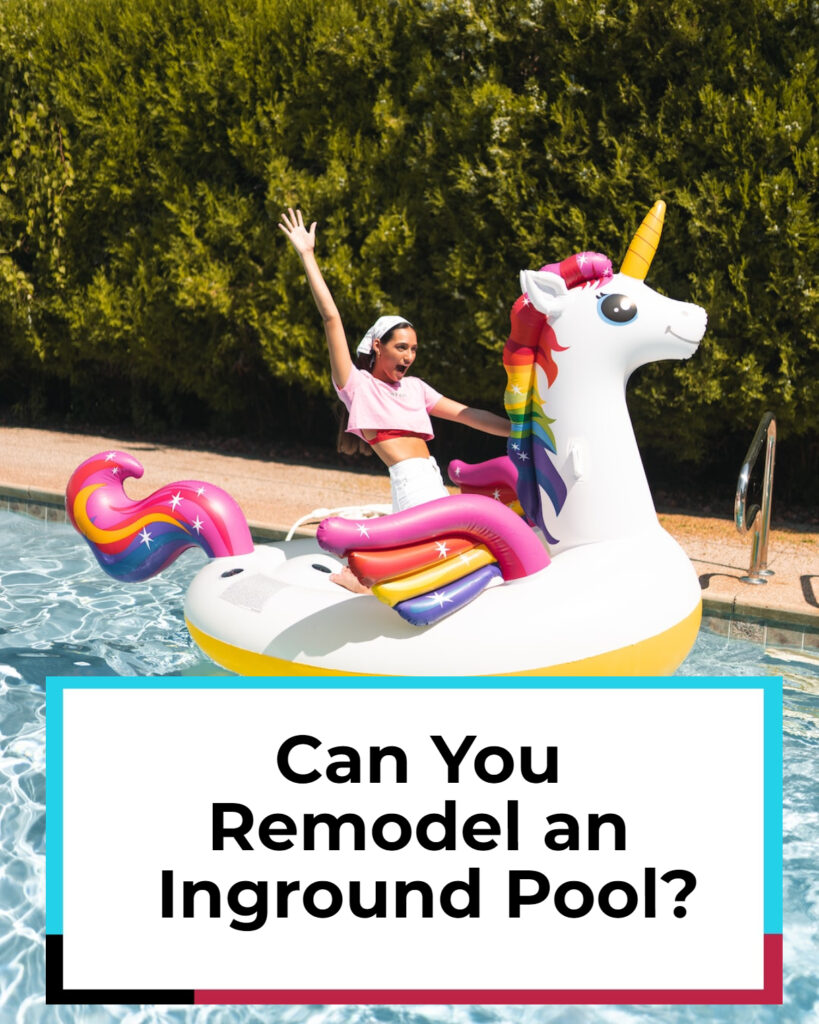 Inground pool remodel